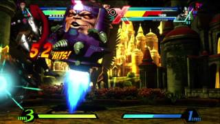 UMVC3: MODOK TAC Infinite Combo - Midscreen Version