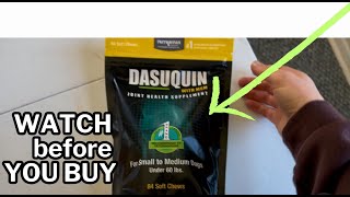 My honest review of Nutramax Dasuquin for dogs