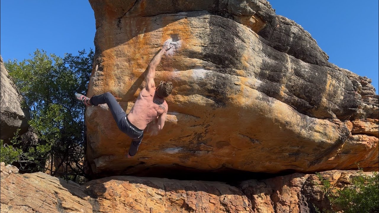 Rocklands bouldering - Revenge of the gym rats V9 