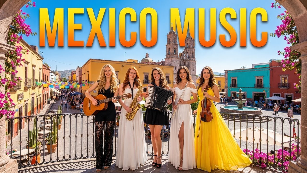 Mexico & Italy Romantic Nights | Saxophone, Guitar & Accordion Instrumental Playlist