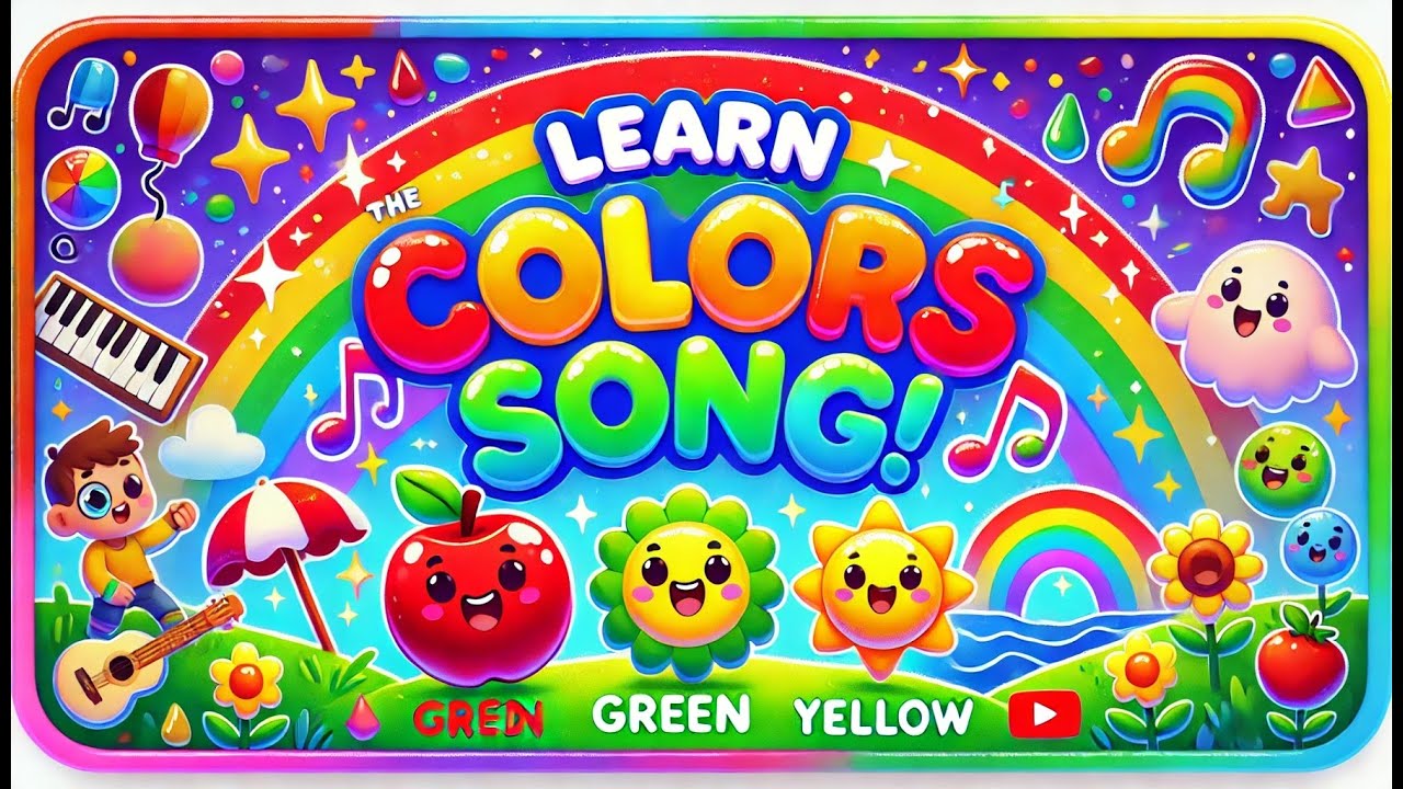 The Colors Song | Learn Colors for Kids | Fun Learning Song for ...