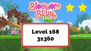 Blossom Blast Saga Level 168 31360 points No Boosters