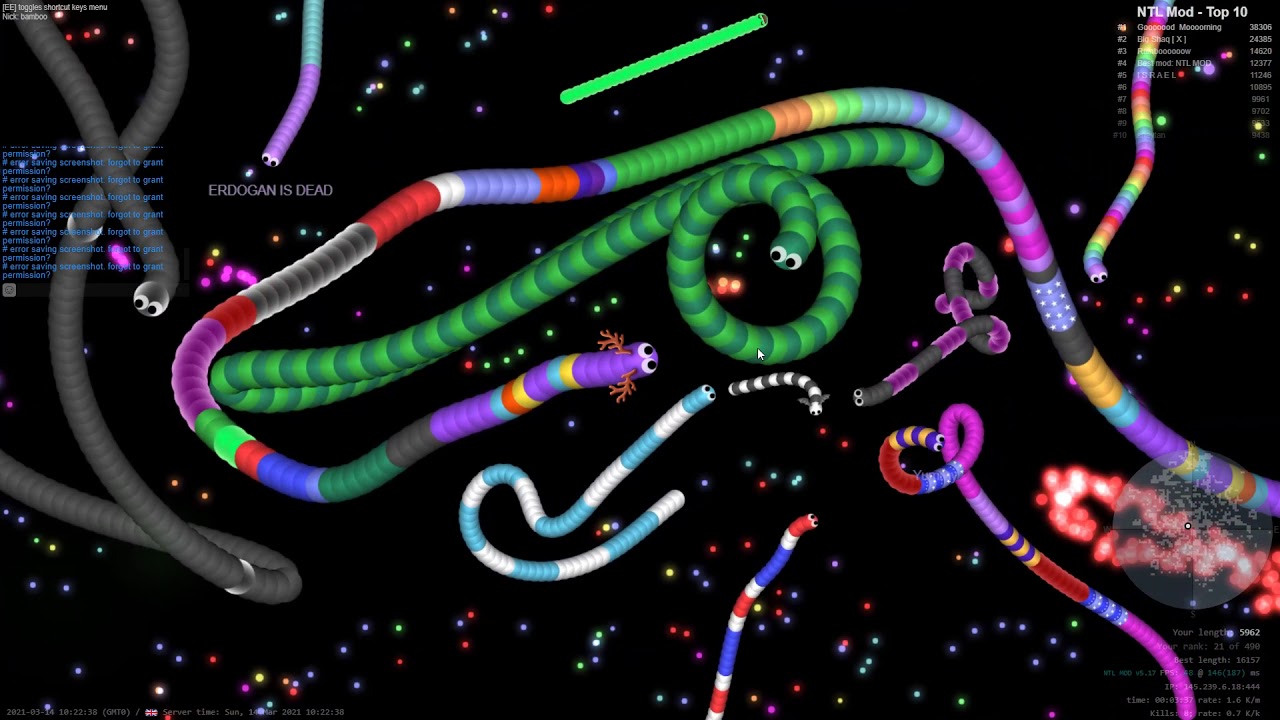 Slither.io - insane trap!