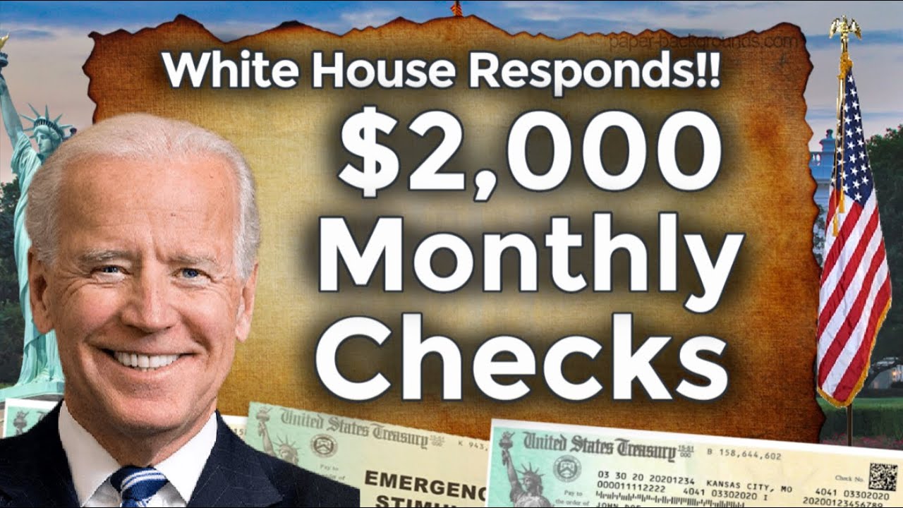 FINALLY!! 4TH STIMULUS CHECK UPDATE WHITE HOUSE RESPONDS!! Fourth