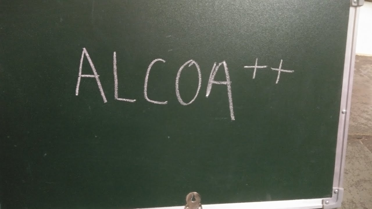 Alcoa alcoa data integrity alcoa principle basic of alcoa usfda mhra