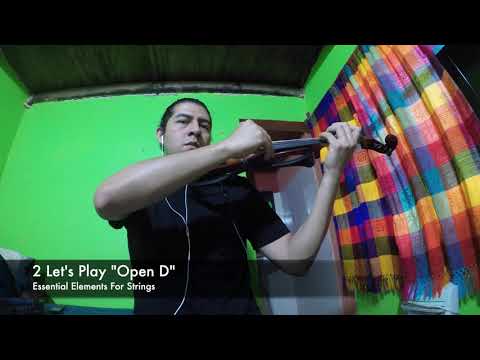 02 Let's Play "Open D" - Essential Elements For Violin 1