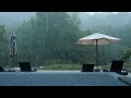 Thunderstorm & Rain Sounds | Nature Sounds Sleep Aid | Heavy Rain Falling In a Swimming Pool