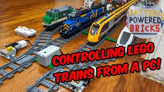Controlling Lego Trains from a PC! (Brick Automation Project)