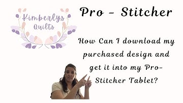Pro Stitcher   How to Download a purchased design to a USB and Import into Pro Stitcher