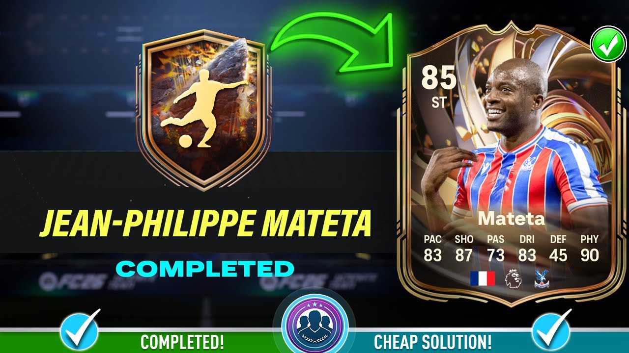 85 Рейтинг Перезагрузка Жан-Филипп Матета SBC Решение - Дешёвое решение и советы - FC 26