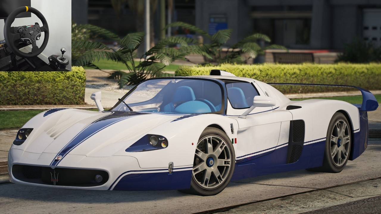 GTA 5 | Uber 2004 Maserati MC12 - Moza R3 - YouTube