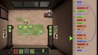 Year 20 Multiplication workshop Size challenge.  Human resource machine