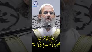 Biwi Ke Hath Se Shehwat Puri Karna ? Mufti Saeed Khan