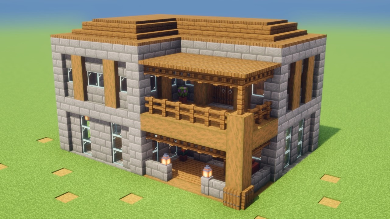 Stone Builds In Minecraft How to Build a Stone Brick House | Minecraft Tutorial - YouTube