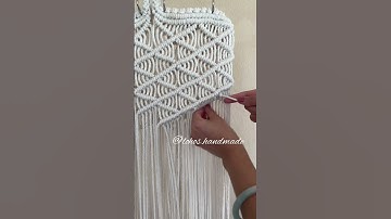 #shorts #macrame #tutorial #beginner #diy macrame bag