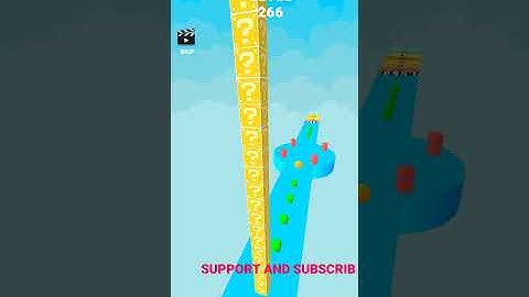 Cube stacker 3D Game level 266 #short