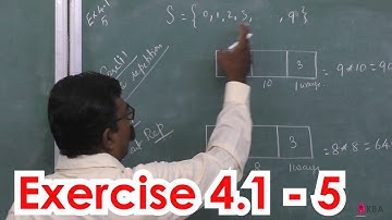 75. Maths | Combinatorics and Mathematical Induction | Exercise 4.1 - 5
