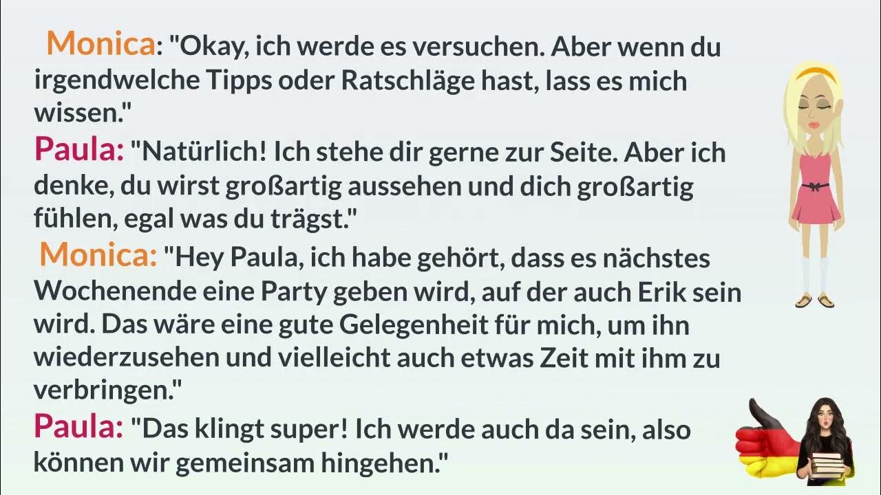 Dialog zwischen zwei Personen Beispiel YouTube