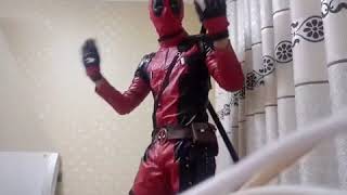 Rocking Deadpool cosplay in cosplay007.com costumes