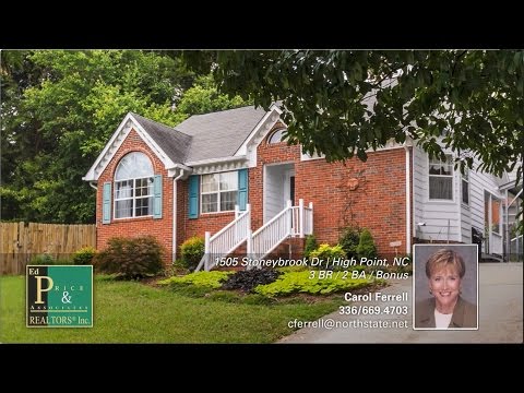 1505 Stoneybrook Dr, High Point, NC home video tour