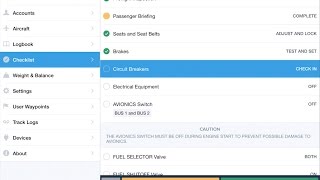 ForeFlight Feature Focus: Checklist screenshot 3