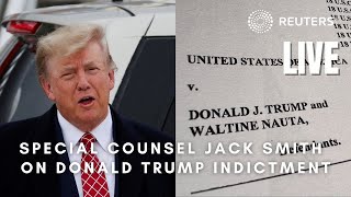 LIVE: Special Counsel Jack Smith speaks on Donald Trump's indictment