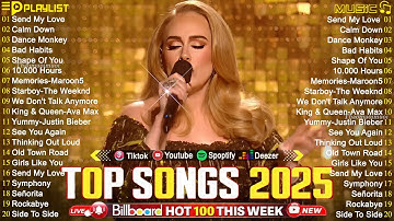 The Weeknd, Adele, Miley Cyrus, Maroon 5, Ariana Grande, Selena Gomez - Billboard Top 50 This Week