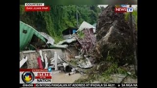 SONA: 2, patay sa rockslide sa San Juan, Batangas; 3 sugatan