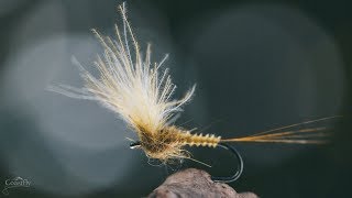 FLY TYING -Yellow MAYFLY - TUTORIAL