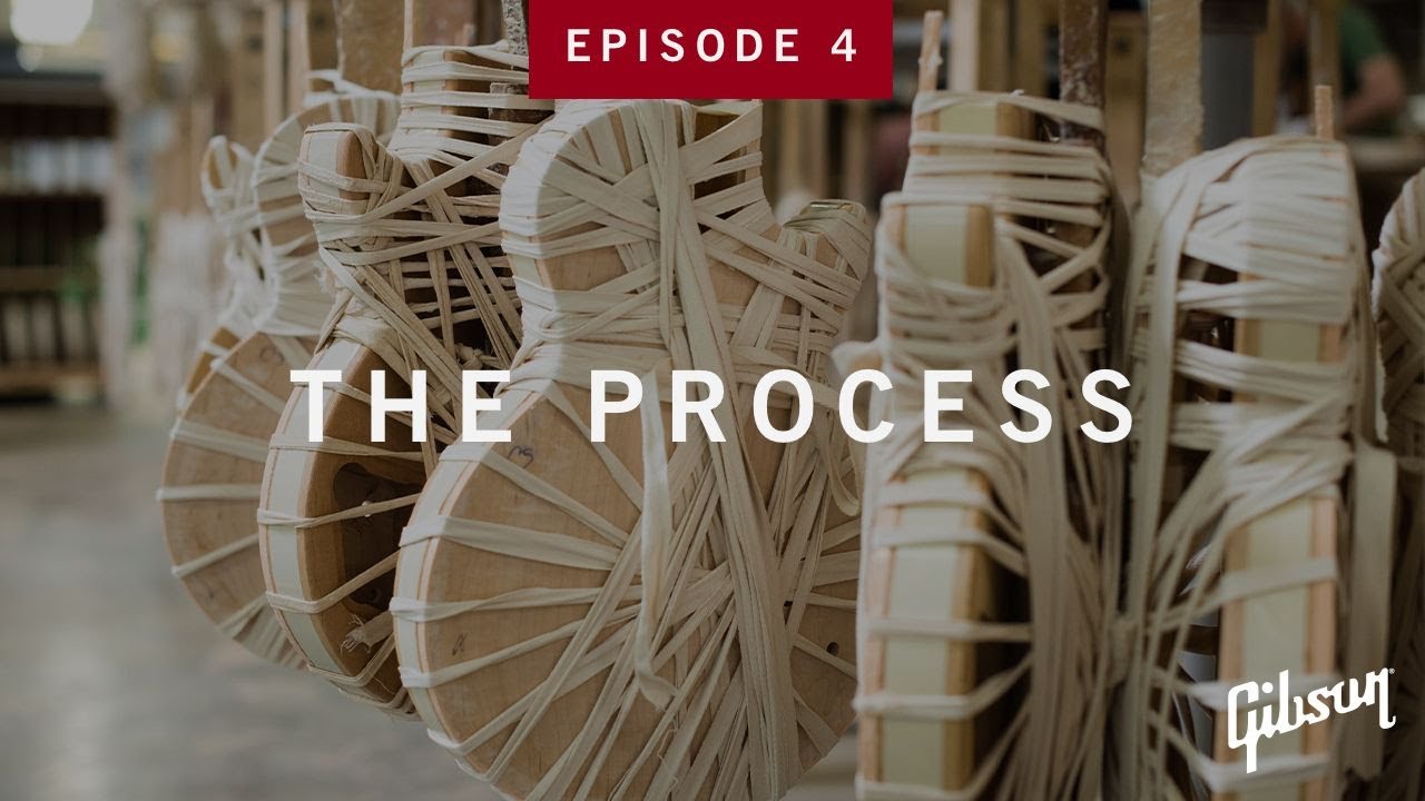 Rope Binding Guitar Bodies At Gibson USA | The Process S1 EP 4 - YouTube