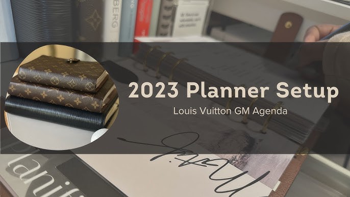 My Louis Vuitton GM Agenda is all ready for 2023. I've decided to keep the  set up the same, since at least in my eyes, it's…