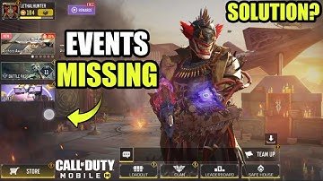 *NEW* Codm Events Tab Missing Solution? Season 4 Veiled Uprising