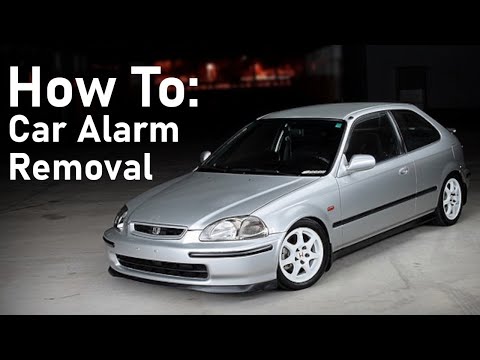 How To Remove A Car Alarm From A Honda Civic