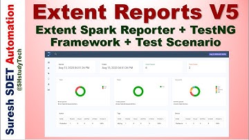 Extent Reports version 5 (Extent Spark Reporter ) + TestNG Framework with Realtime scenario