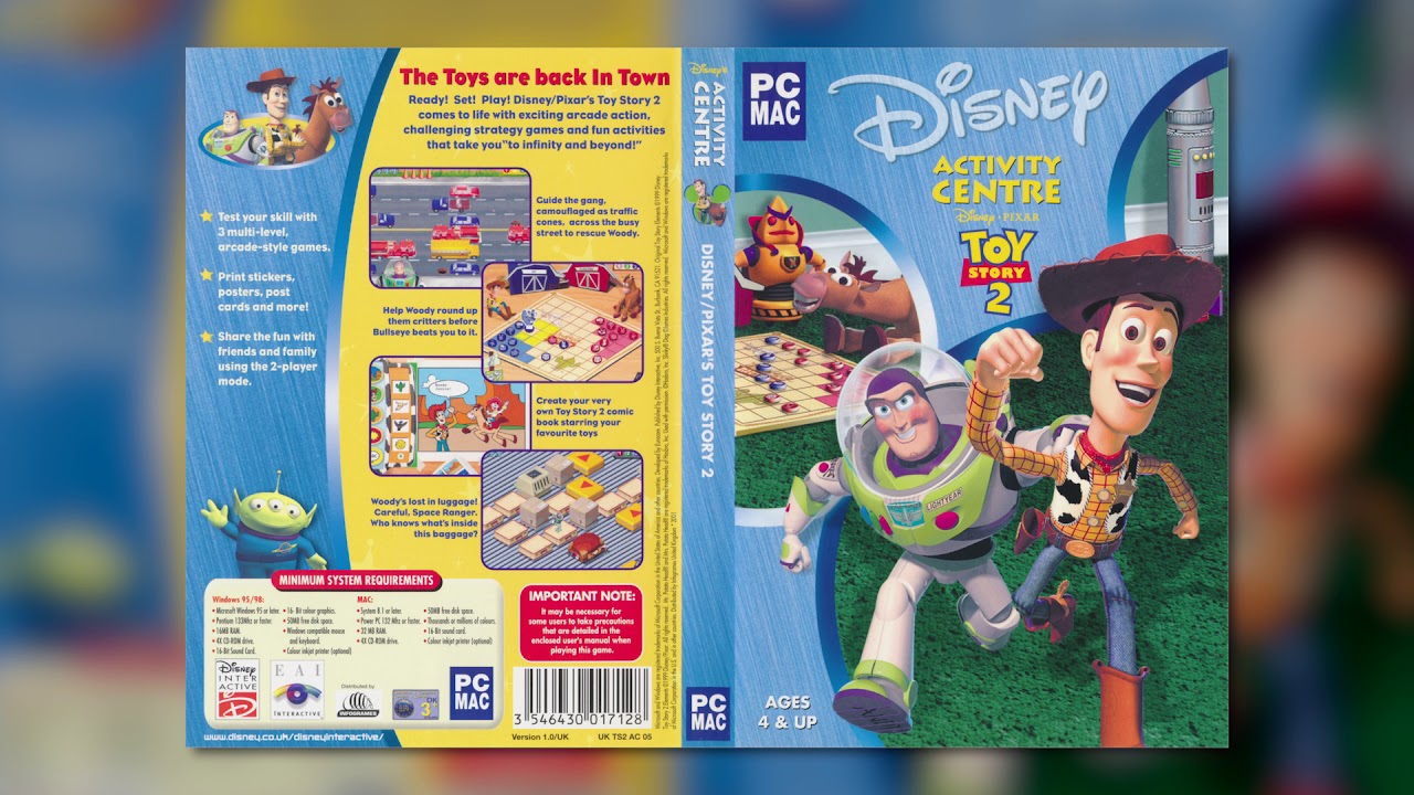 toy story 2 activity center