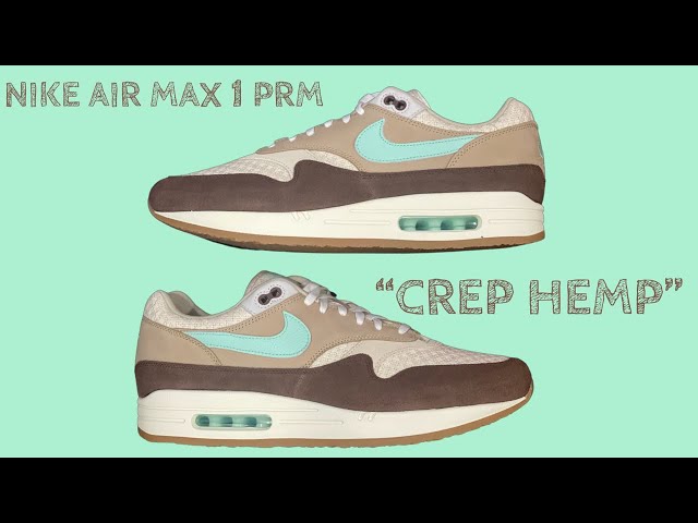 EARLY REVIEW: NIKE AIR MAX 1 PRM “CREPE HEMP” (2022) - YouTube