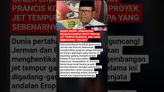 GEGER EROPA! JERMAN DAN PRANCIS KOMPAK SETOP PROYEK JET TEMPUR RAKSASA, APA YANG SEBENARNYA TERJADI?