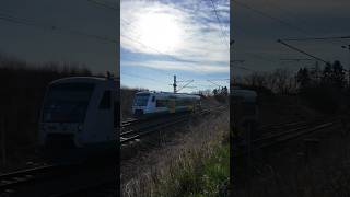 Durchfahrt RB2 nach Zwickau Zentrum in Steinpleis