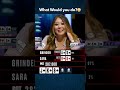 She Improved… But It Was Already Over 😳 #pokerstrategy #pokertips