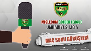 Misli.com Golden Leauge/ 2.Li̇g A Grubu/Çapraz Ateş/Maç Sonu Görüşleri