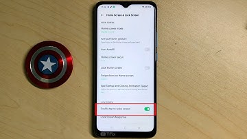 Double tap to wake screen on OPPO A16k Android 11