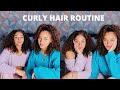 CURLY HAIR ROUTINE | AUSSIE | MONTES TWINS |