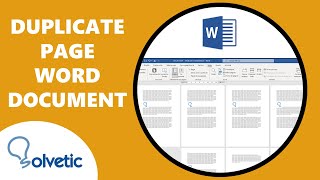 Duplicate Page Word Document ✔️ 𝗙𝗔𝗦𝗧