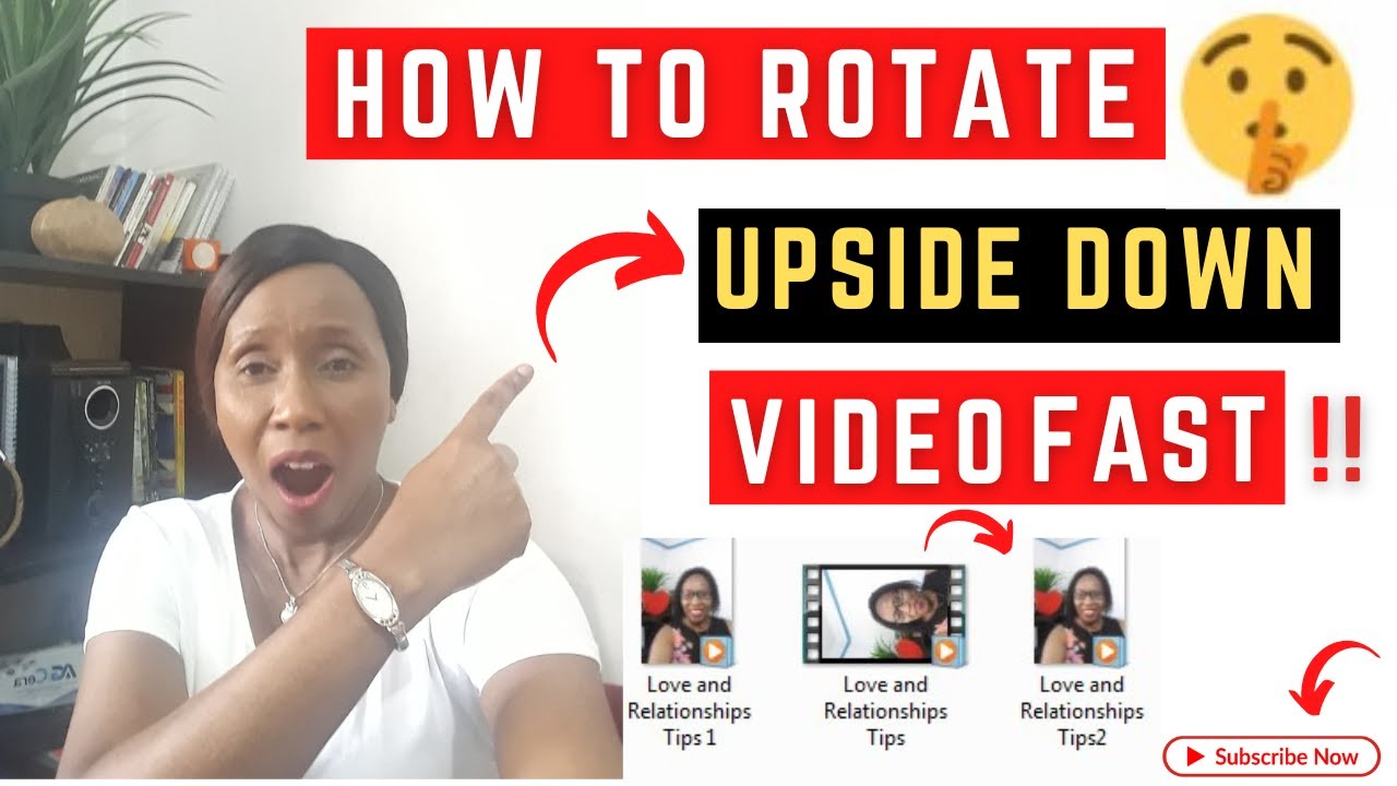 How To Rotate An Upside Down Video Fast Youtube Video Creation Tips (Video Editing Tips) YouTube
