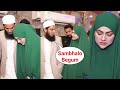 See mufti anas angry reaction when 8 month pregnant sana khan stumbles on steps at mass wedding