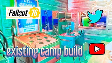 fallout 76 existing camp build + bonus workshop blueprint