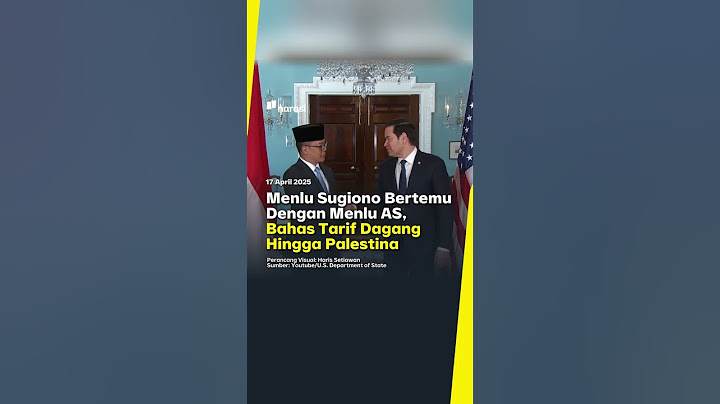 Menlu Sugiono Bertemu dengan Menlu AS, Bahas Tarif Dagang hingga Palestina | Narasi Daily