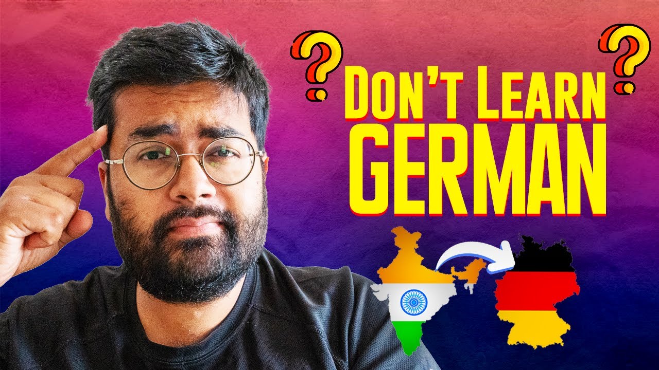 I know it is very difficult to understand - 'Learn German when you come ...