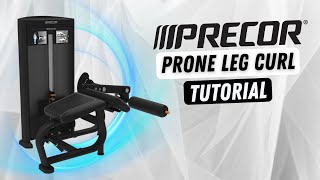 How to Use the Precor Prone Leg Curl Machine | Step-by-Step Guide