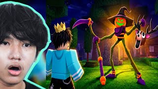 ខ្ញុំបានជួយខ្មោច Halloween នៅក្នុង Roblox 99 Nights in The Forest 